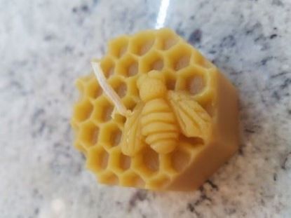 Honeycomb candle