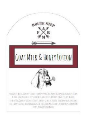 Goat Milk and Honey Lotion